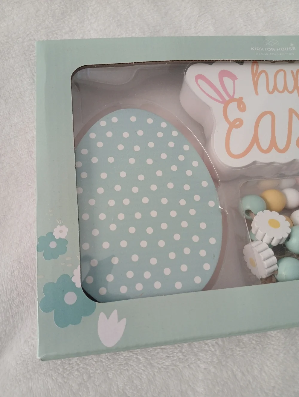 Kirlton House Spring Tray Objets Easter Tiered Tray Decoration NWT